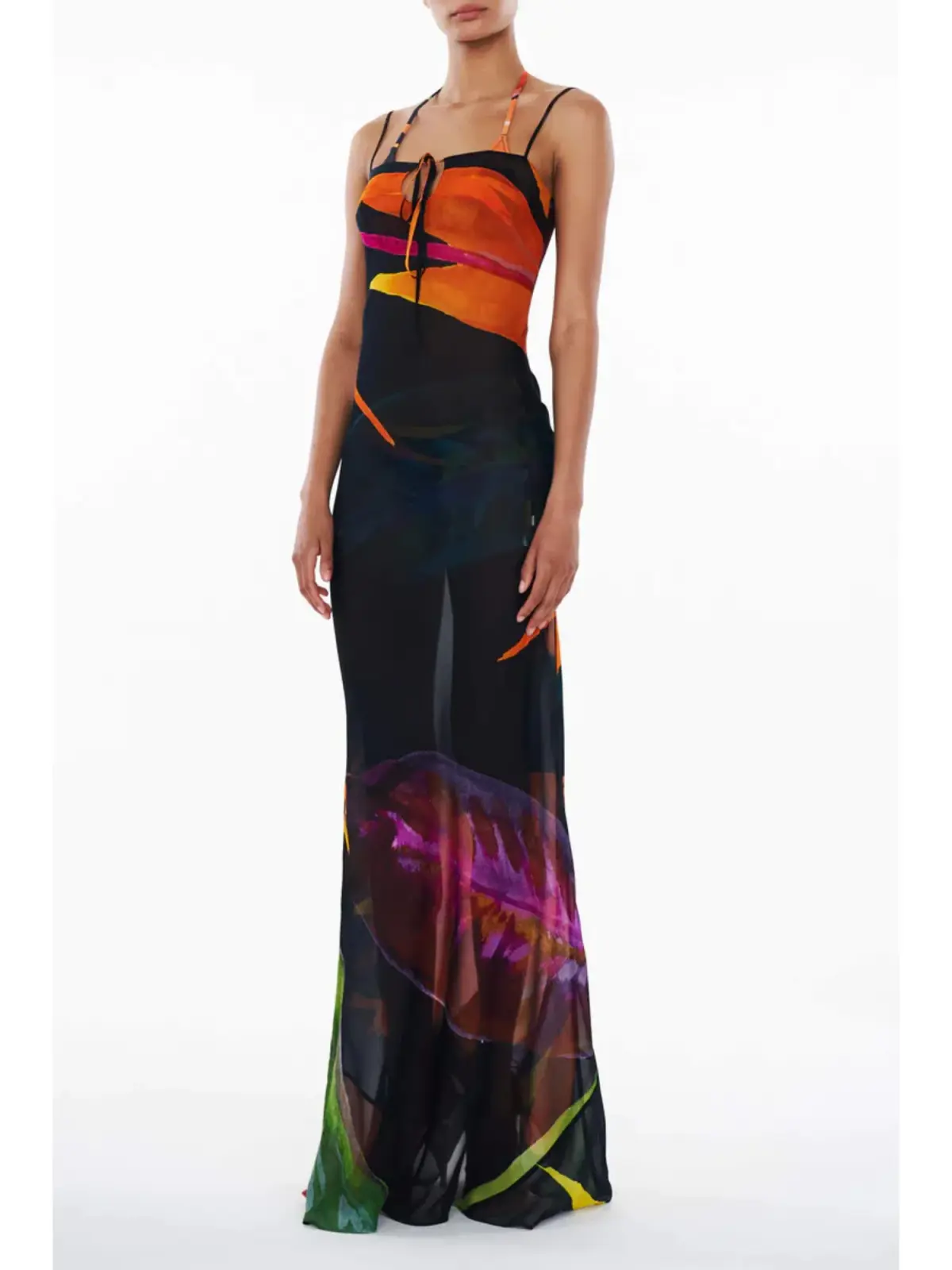 Rat & Boa Calypso Dress Bird of Paradise Print Size Small / AU 8 - Image 4