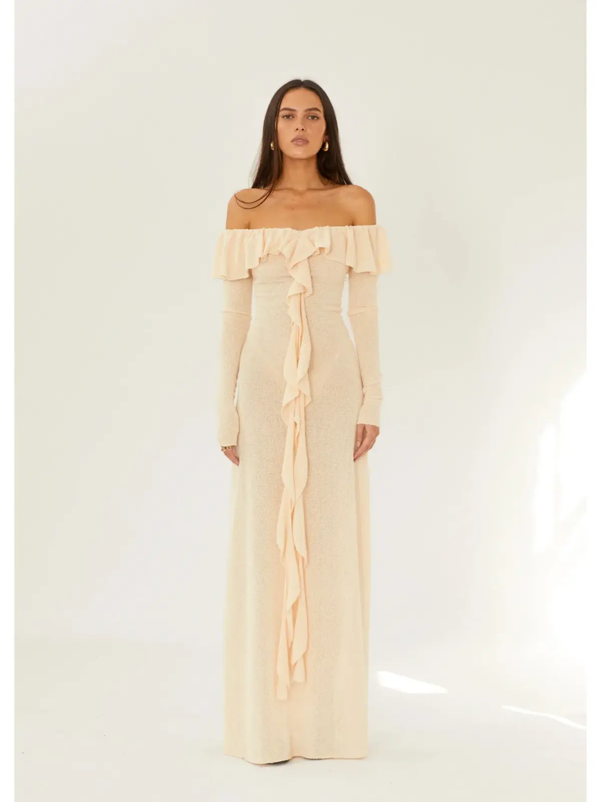 Arcina Ori Mila Dress In Beige Size S / AU 8 - Image 1