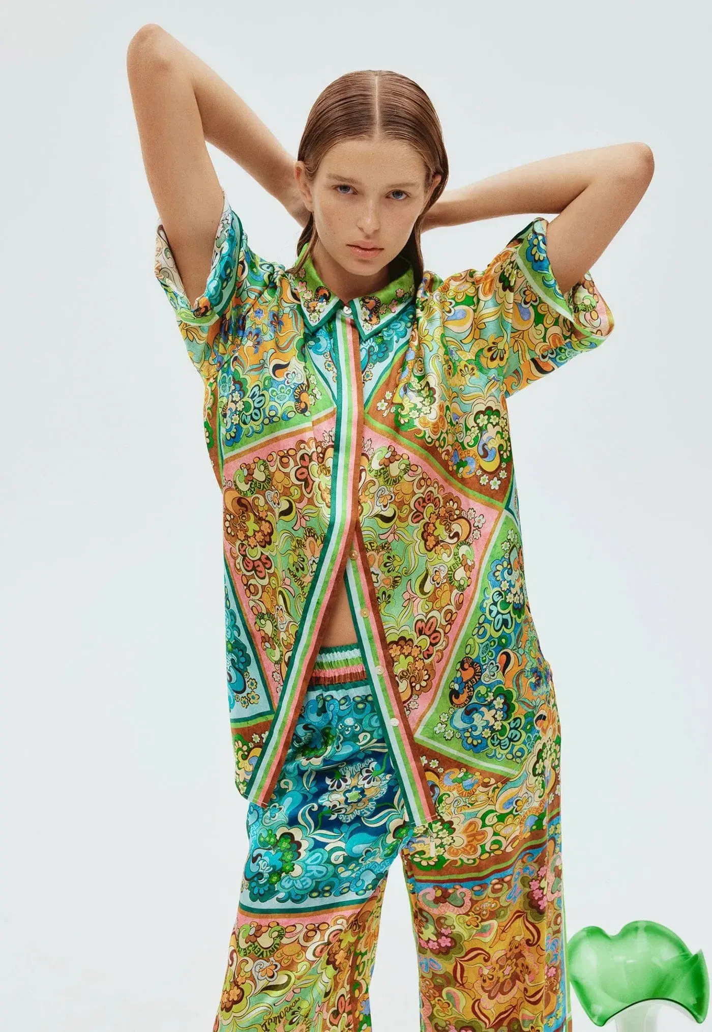 Alemais Dreamer Shirt Size 10 and Pants Size 12 Set Multi - Image 3