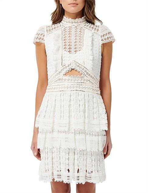 Thurley Tropic Of Capricorn Dress Ivory White Size 6 for rent on The Volte - main image