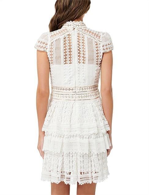Thurley Tropic Of Capricorn Dress Ivory White Size 6 for rent on The Volte - main image