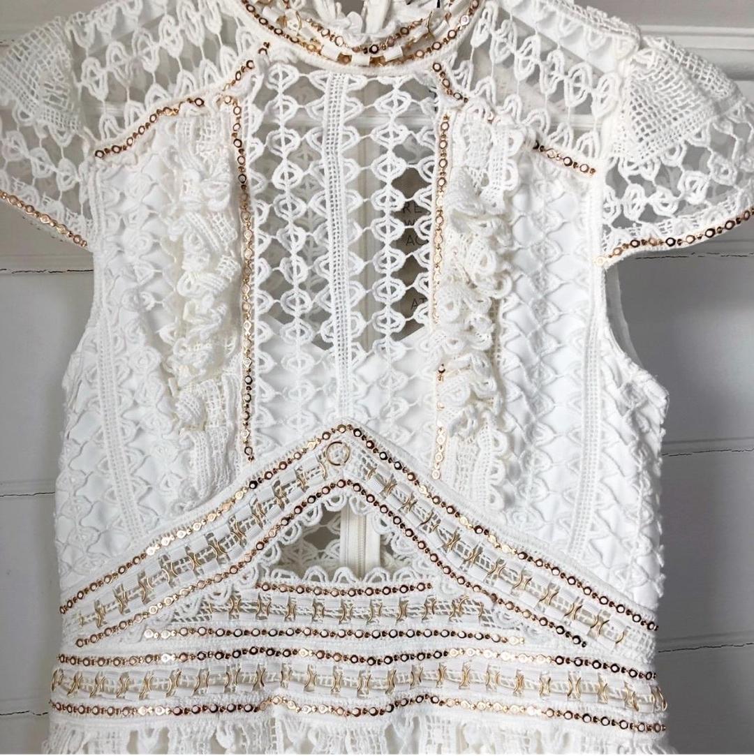 Thurley Tropic Of Capricorn Dress Ivory White Size 6 for rent on The Volte - main image