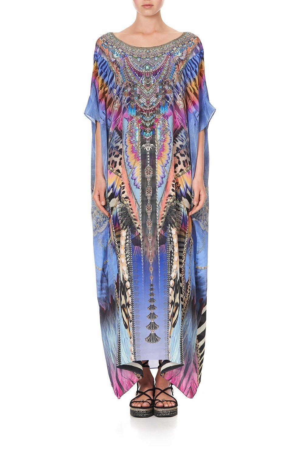 Camilla Love On The Wing Round Neck Kaftan Size 10 - Image 4