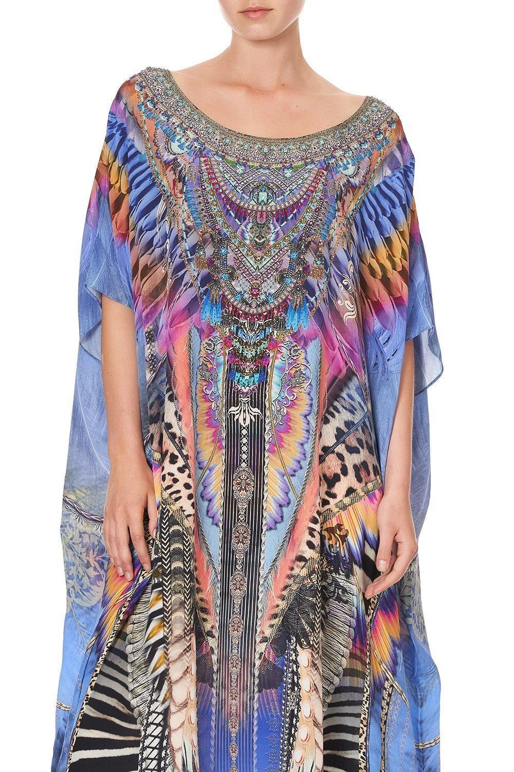 Camilla Love On The Wing Round Neck Kaftan Size 10 - Image 9
