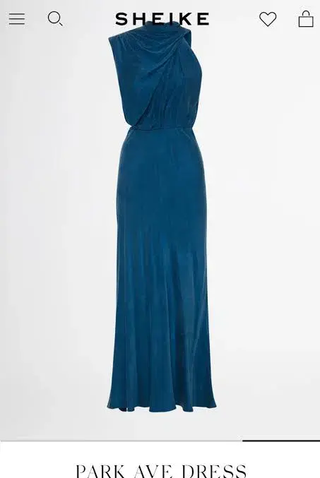 Sheike Park Ave Dress Blue Size 14  - Image 4