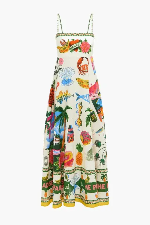 Alemais Paradiso Sundress Multi Print Size Au 10 - Image 3