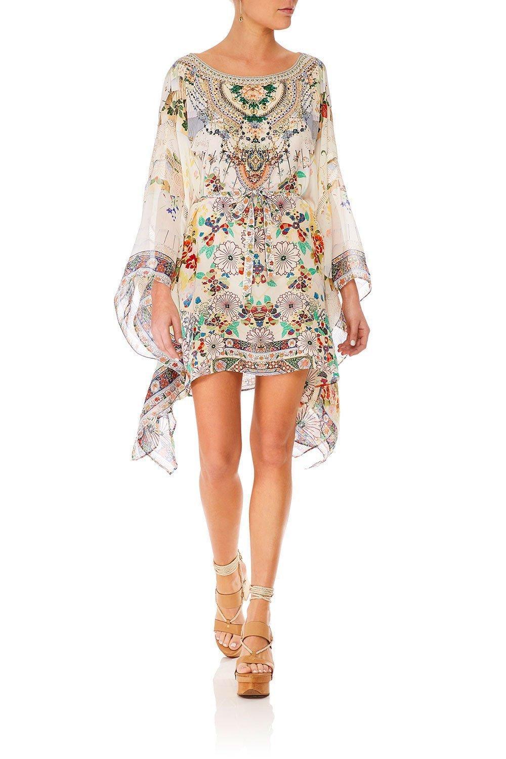 Camilla Time After Time Short Kaftan With Sheer Sleeves Size 10 - Image 1