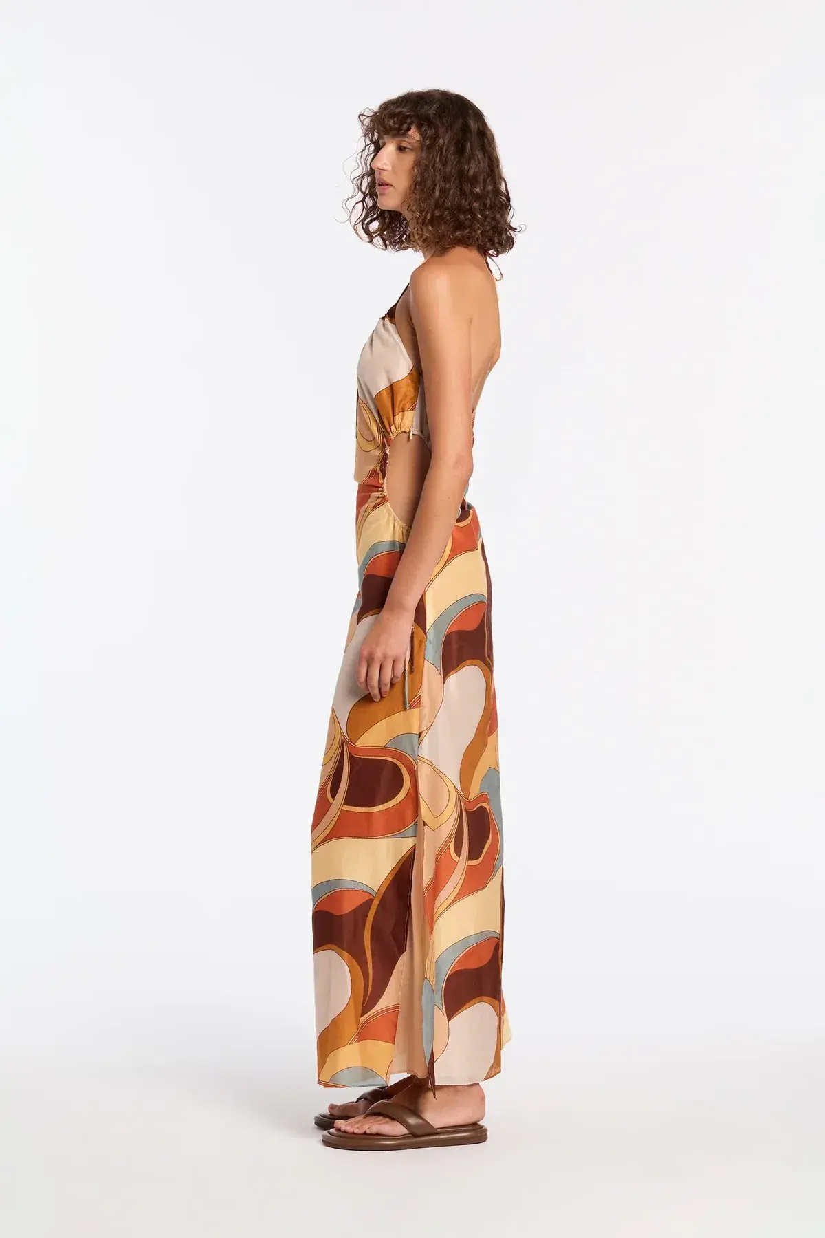 Sir The Label Vista Halter Dress Vista Print Size 6 - Image 3