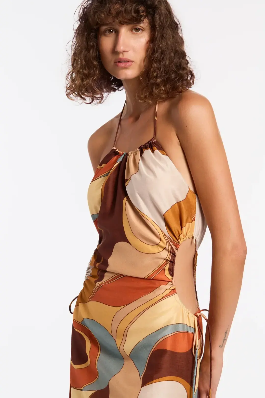 Sir The Label Vista Halter Dress Vista Print Size 6 for rent on The Volte - main image