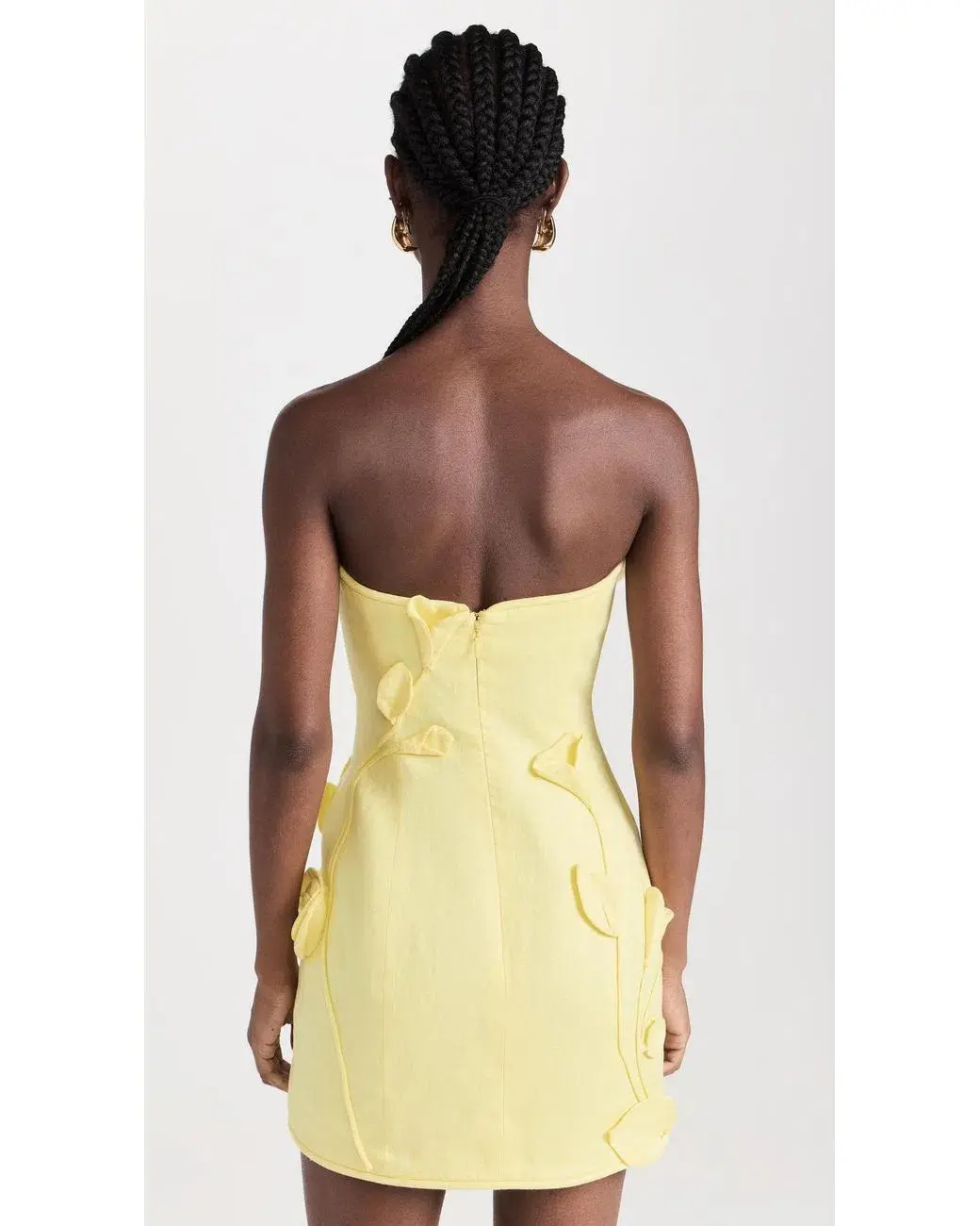 Zimmermann Matchmaker Rose Mini Dress Yellow Size 1/ AU 10 - Image 3