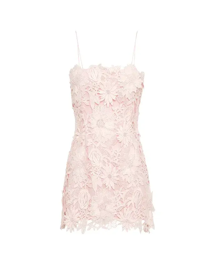 Ixiah the Label Pompom Mini Dress Floral Size 8 - Image 3