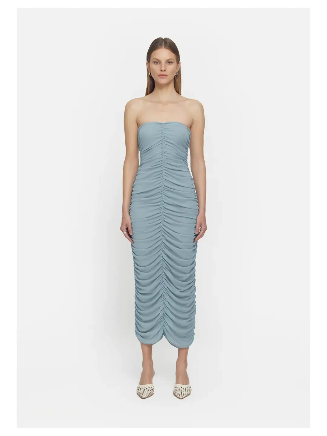 Victoria & Woods Millennia Dress Arctic Blue Size 00/ AU 6 for rent on The Volte - main image
