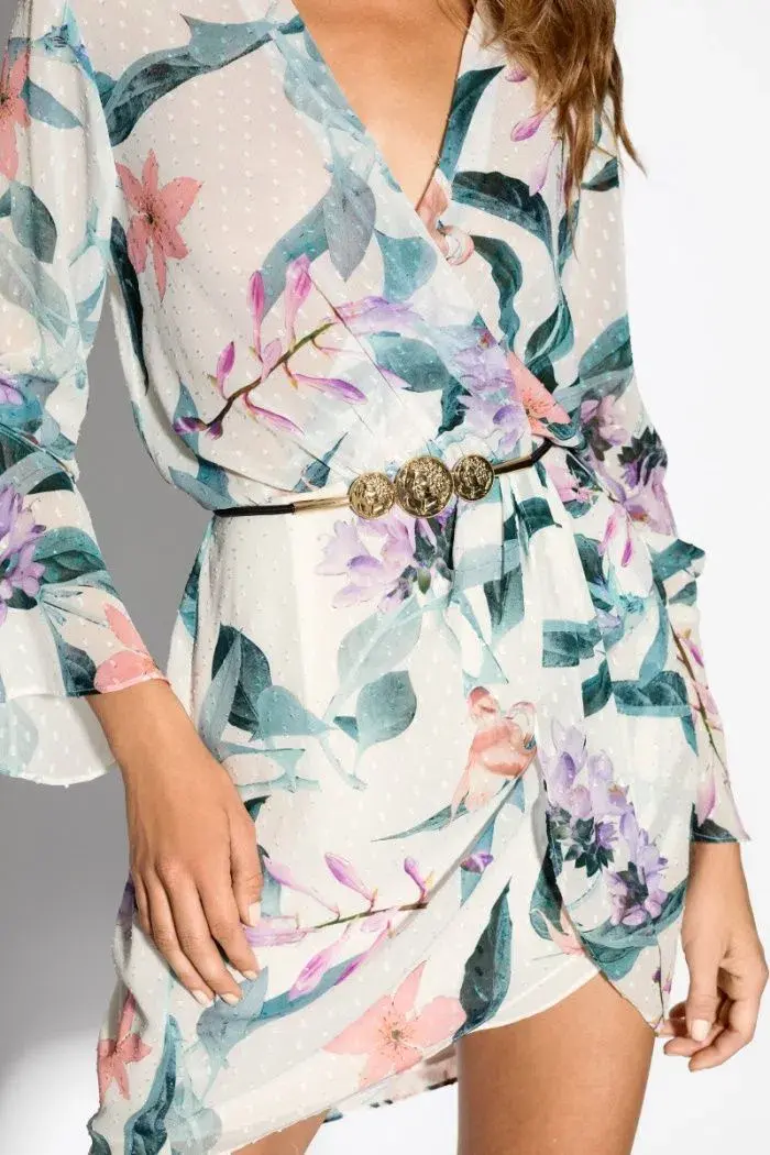 Sheike Jasper Dress Floral Size 14  - Image 2