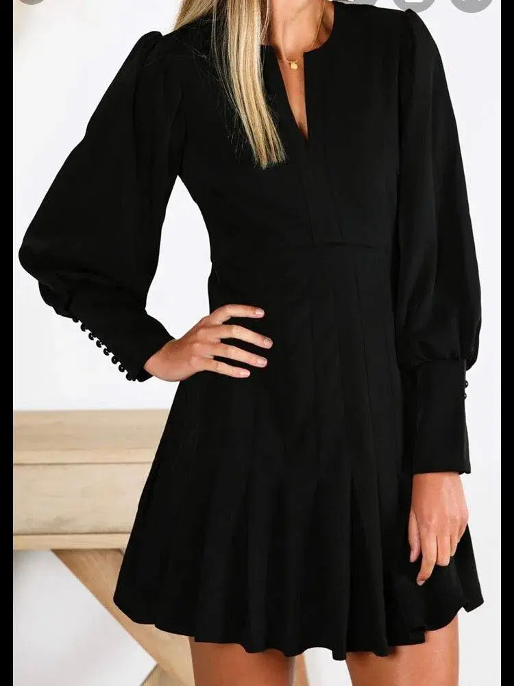 Mossman Overexposed Dress Black Size 6 - Image 1