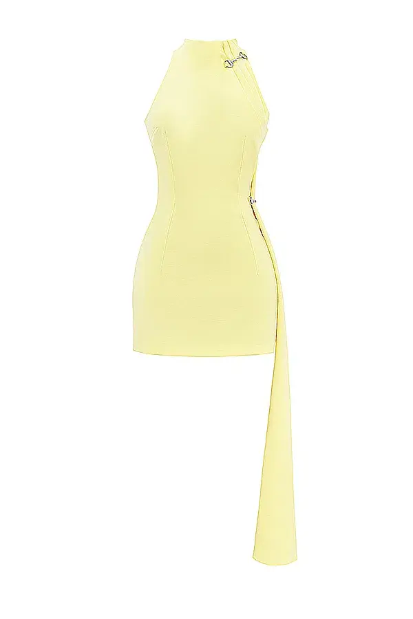 House of CB Marla Dress Yellow Size 10 - Image 4