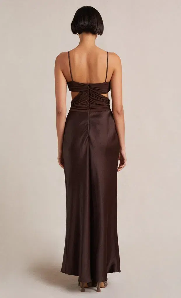 Bec & Bridge Nadia Twist Dress Brown Size 10 - Image 4