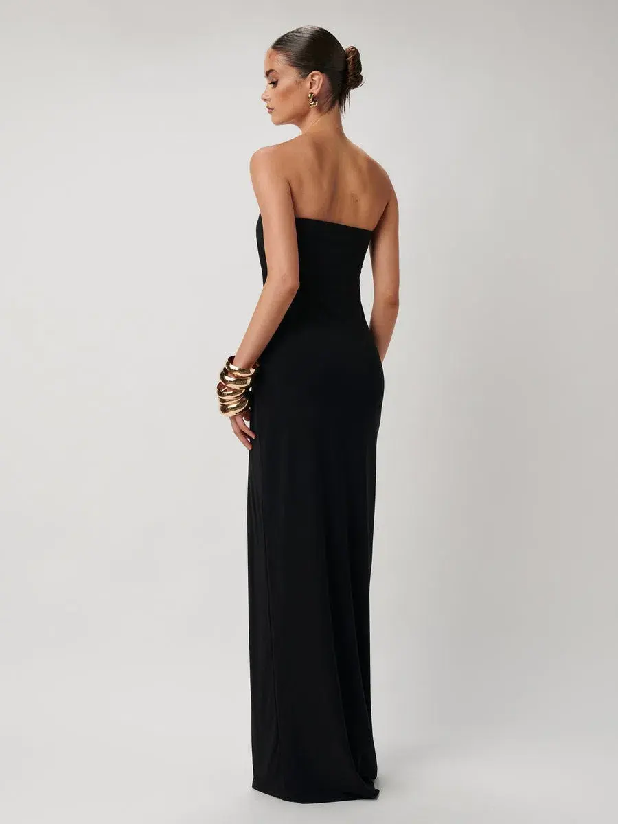 Effie Kats Danita Dress Black Size L/ Au 12 - Image 3