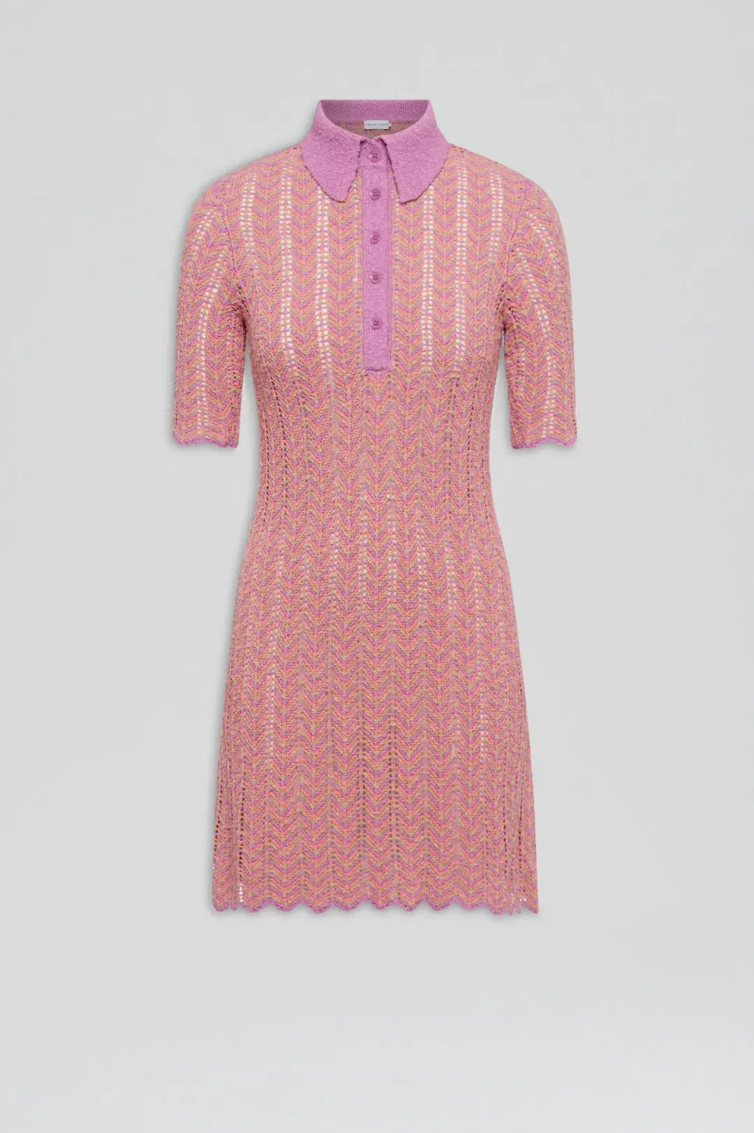 Scanlan Theodore Knit Shirt Dress Pink Size XS/ AU 8 for rent on The Volte - main image