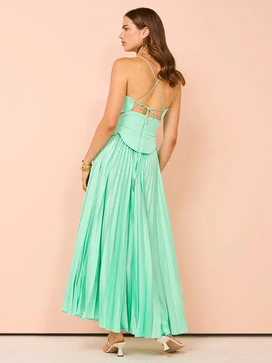 Acler Atholoton Midi Dress In Arctic Mint Size 8  - Image 3