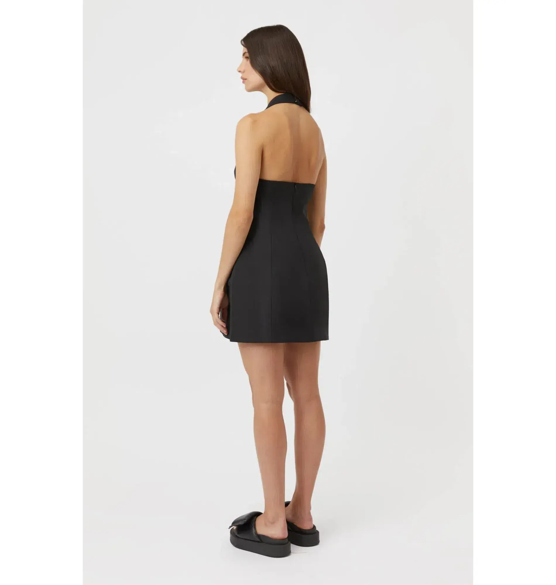 Camilla and Marc Petra Mini Dress Black Size AU 10 - Image 4