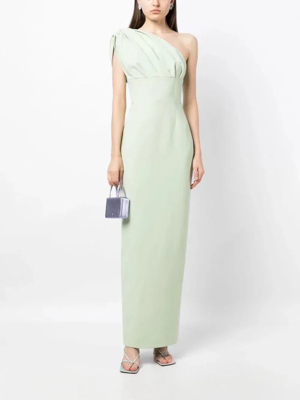 Rachel Gilbert Winnie Gown Seafoam Size 8 - Image 4