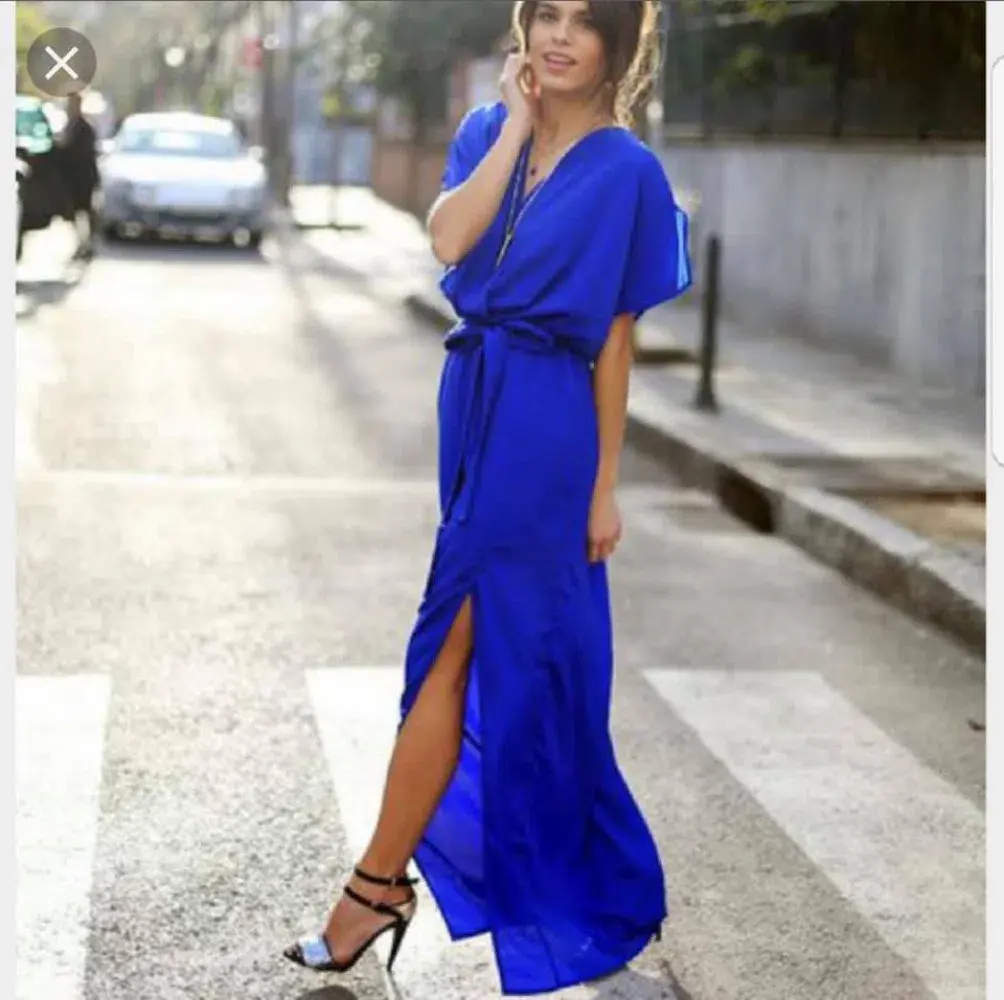 Sheike Distraction Maxi Dress in Cobalt Size 14  - Image 1