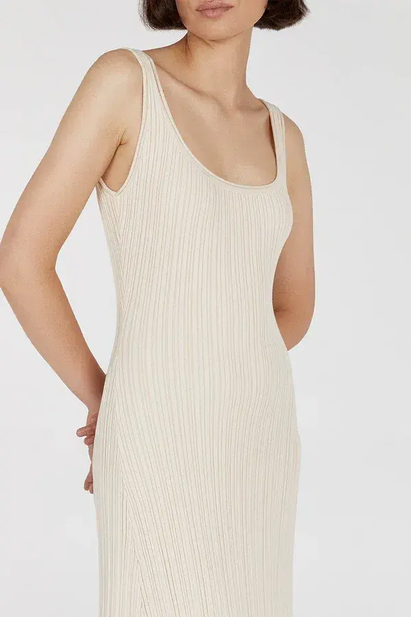 Dissh Bella Knit Maxi Dress Butter Size S / AU 8  for rent on The Volte - main image
