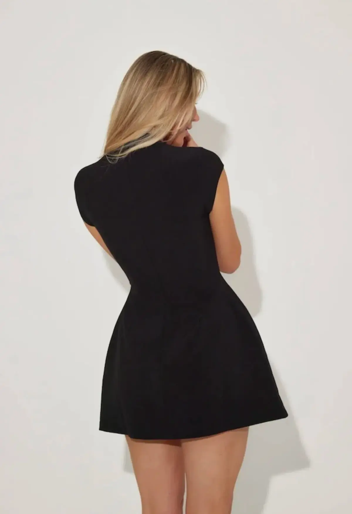 Odd Muse The Ultimate Muse Cap Sleeve Mini Dress Black Size 12 - Image 4