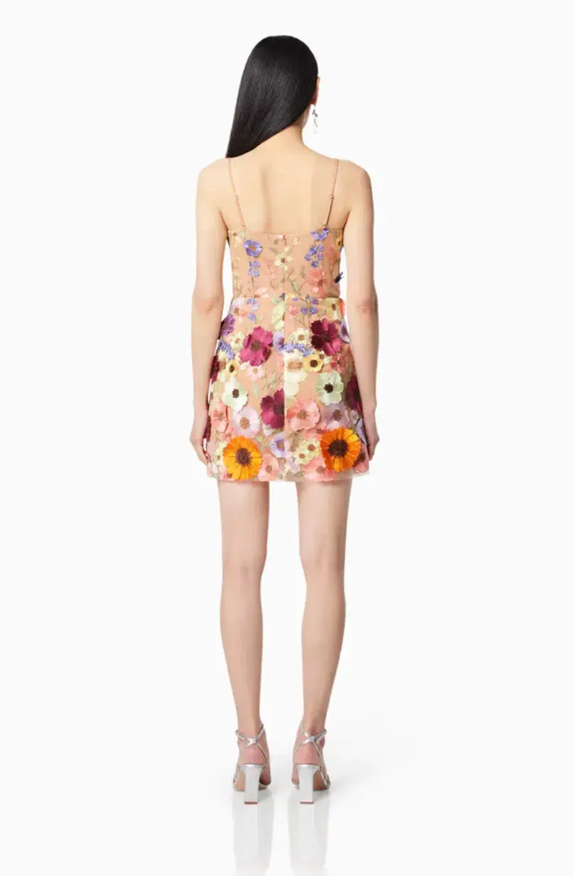 Elliatt Arabella Strapless Mini Dress in Multi Size 8 - Image 2