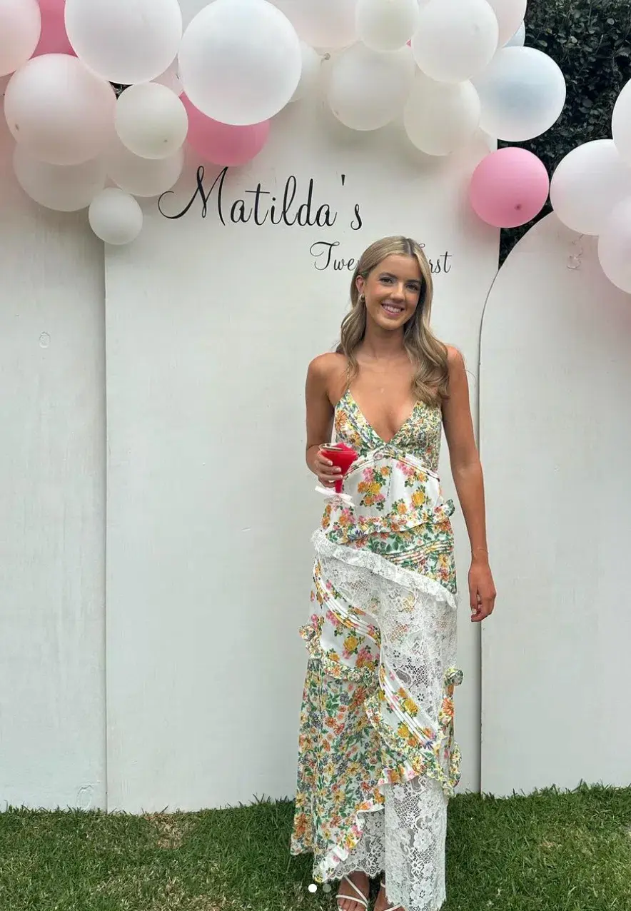 For Love of Lemons Rosalyn Maxi Dress Floral Size XS / AU 6 - Image 3