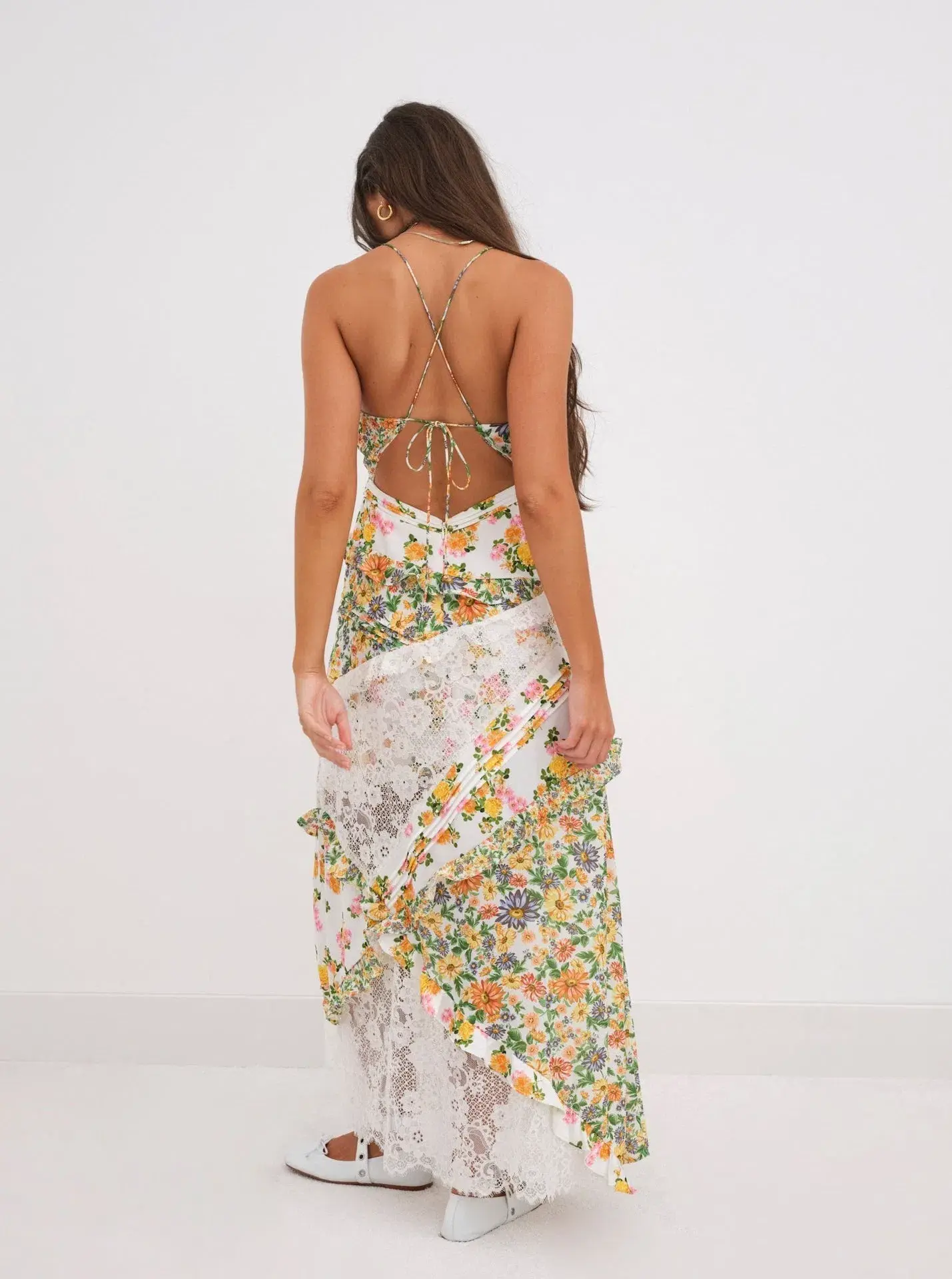 For Love of Lemons Rosalyn Maxi Dress Floral Size XS / AU 6 - Image 2