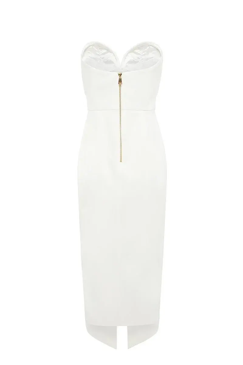 Sheike Scandal Dress White Size 14  - Image 2
