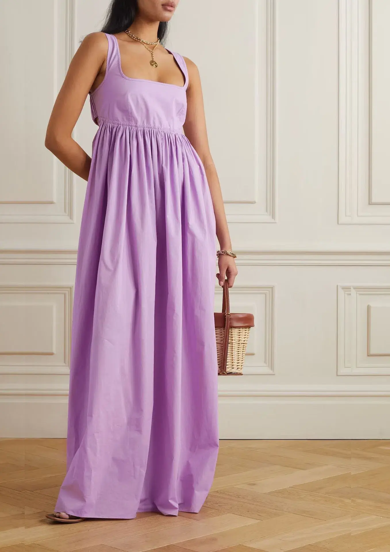Oroton Cotton Sundress Purple Size 10 - Image 1