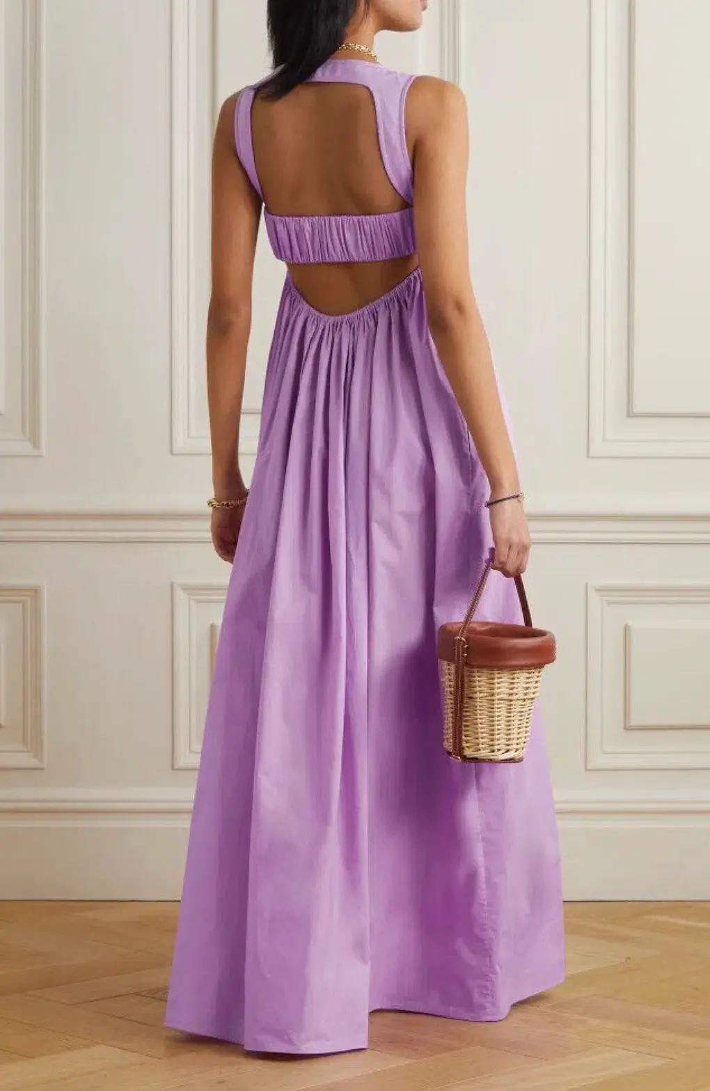 Oroton Cotton Sundress Purple Size 10 - Image 2