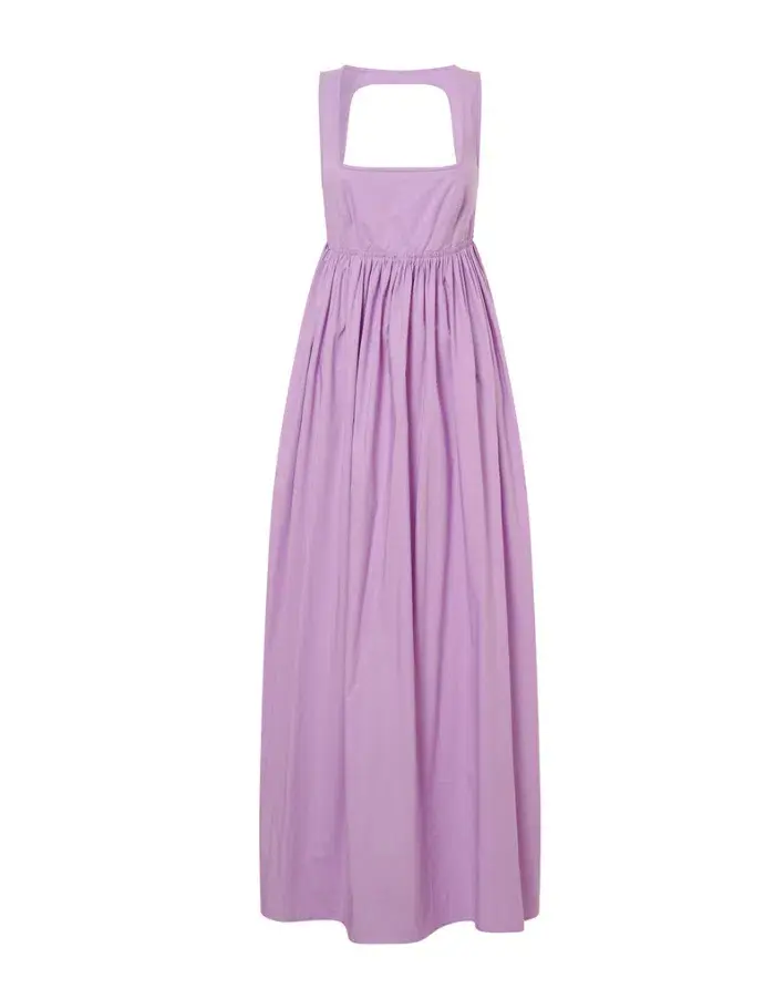 Oroton Cotton Sundress Purple Size 10 - Image 6
