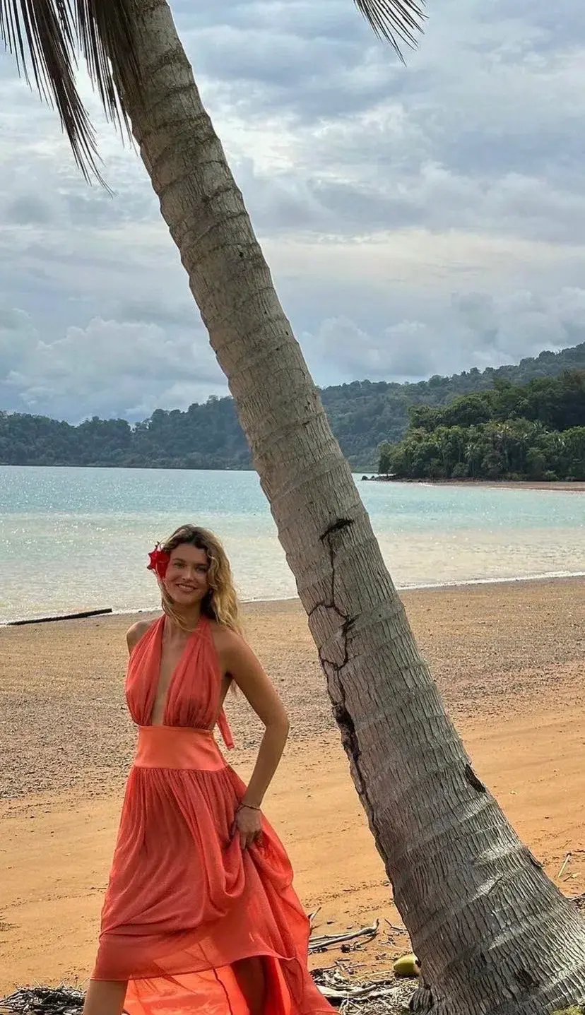 Arcina Ori Serena Dress Coral Size S / AU 8 - Image 7