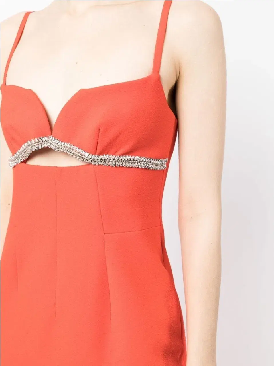 Rachel Gilbert Kyra Gown Flame Orange Size 4/AU 14 - Image 5