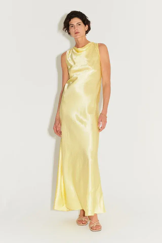 Hansen and Gretel Emmery Dress Lemon Size XS / AU 6 - Image 7
