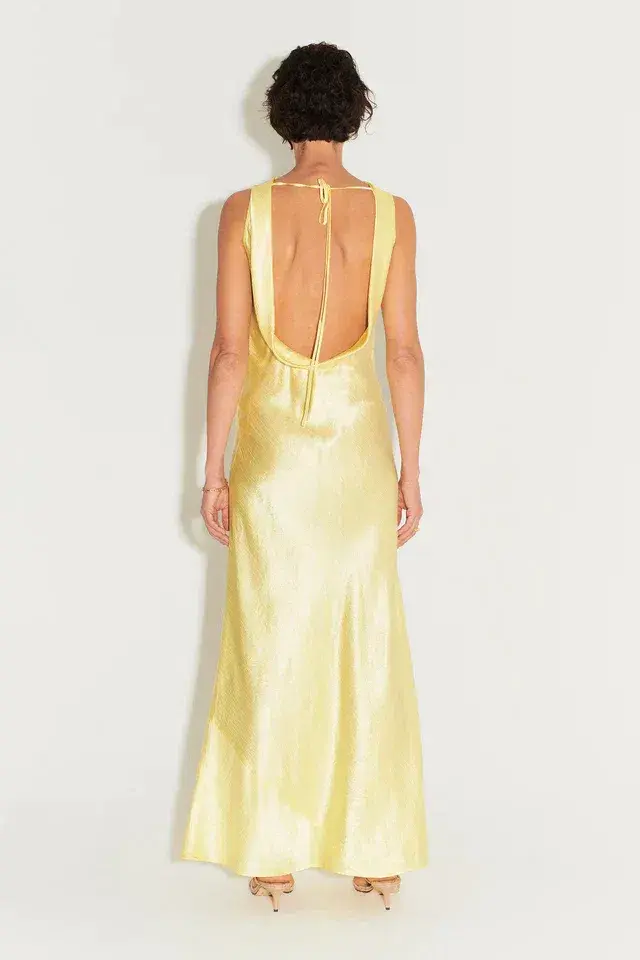 Hansen and Gretel Emmery Dress Lemon Size XS / AU 6 - Image 8