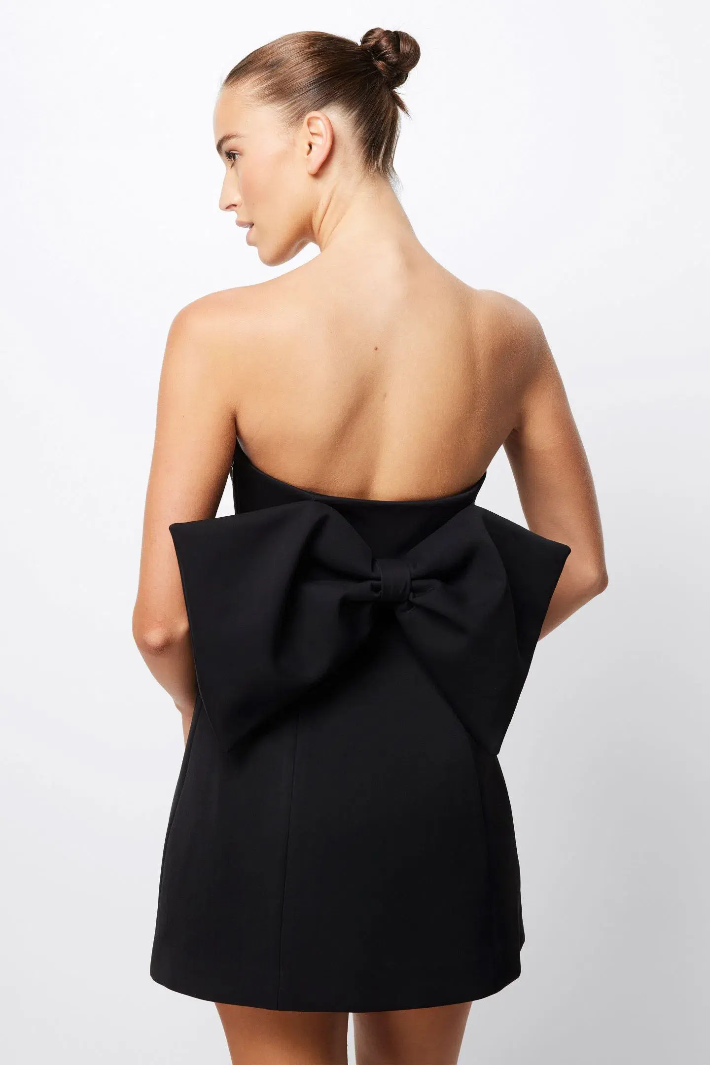 Mossman Wistful Strapless Mini Dress Black Size 6 - Image 3