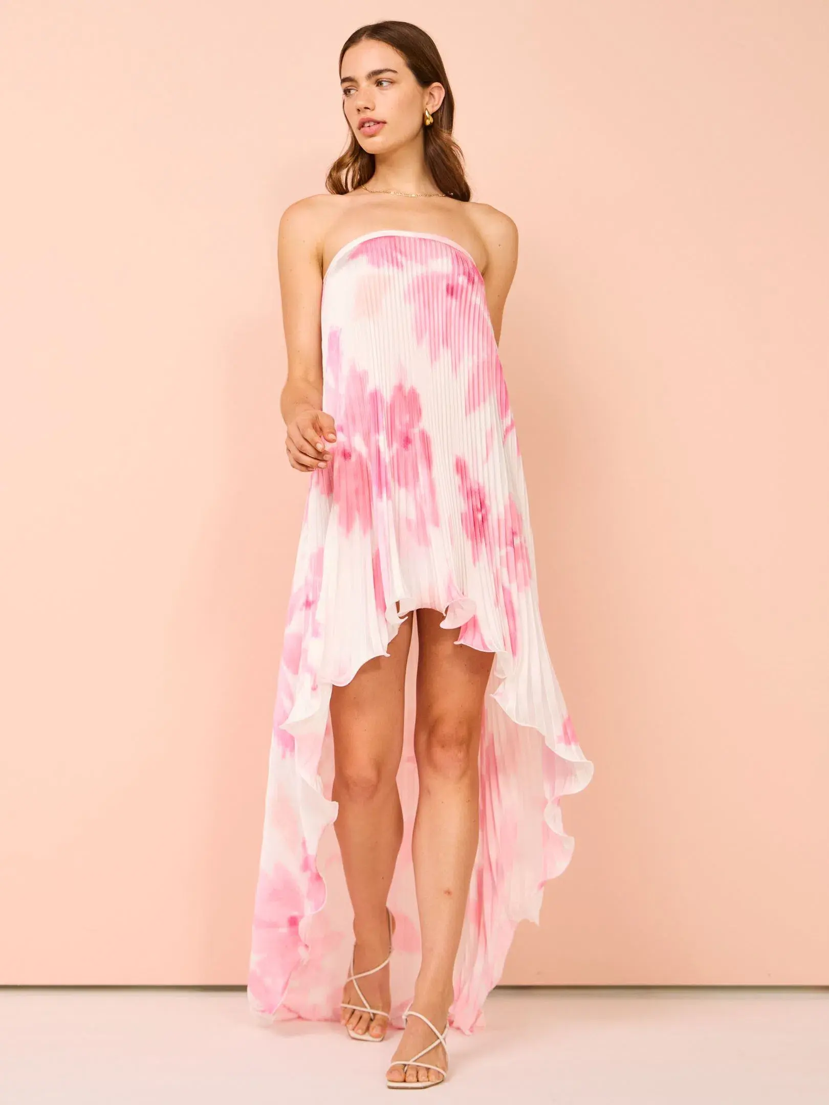L’Idee Feminite Dress Jardin Pink Size 10 - Image 1
