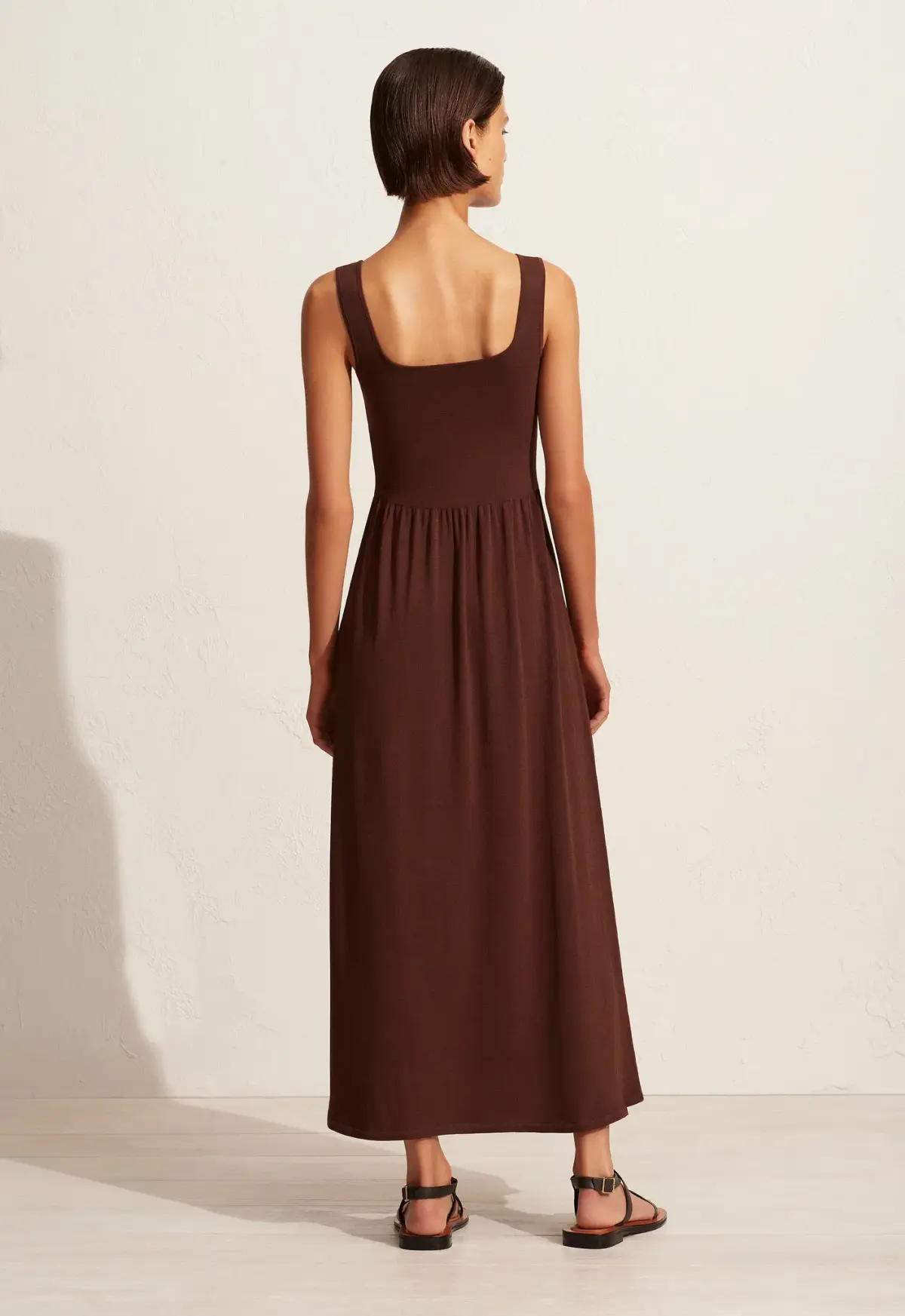 Matteau Classic Knit Dress Brown Size 3 / AU 10 - Image 3