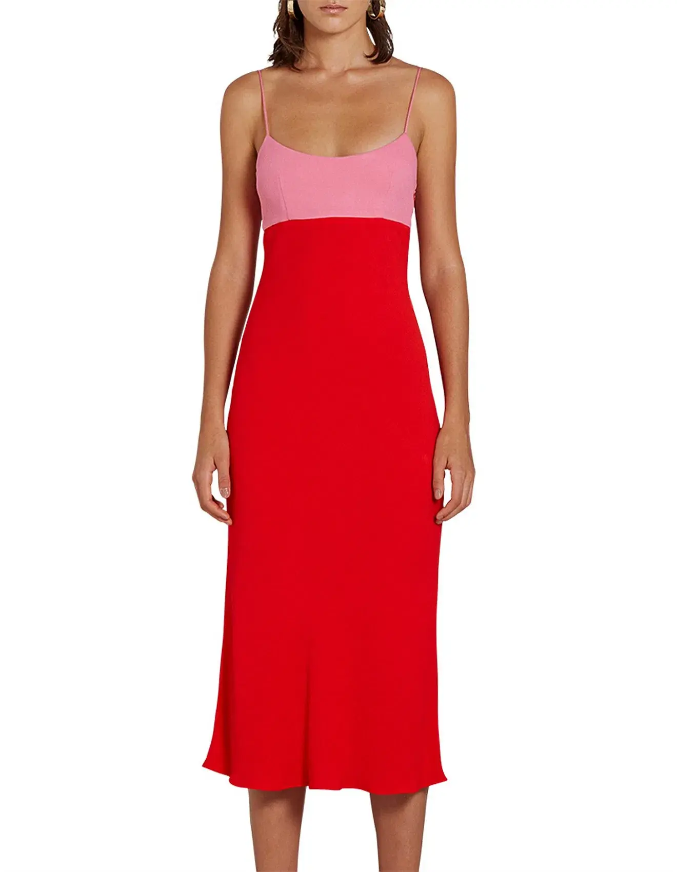 By Johnny Zinnia Slip Midi Dress Multi Size 6 - Image 1