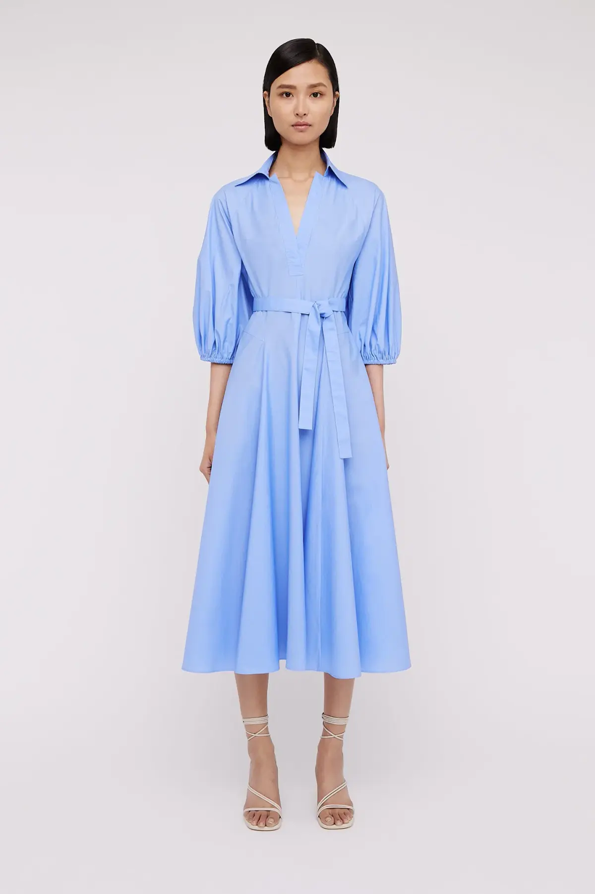 Scanlan Theodore Parachute Shirt Dress in Blue Size 10 - Image 1