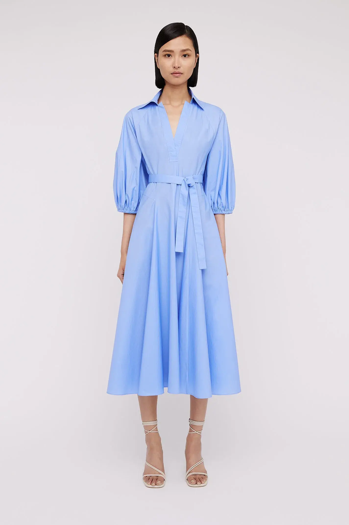 Scanlan Theodore Parachute Shirt Dress in Blue Size 10 - Image 1