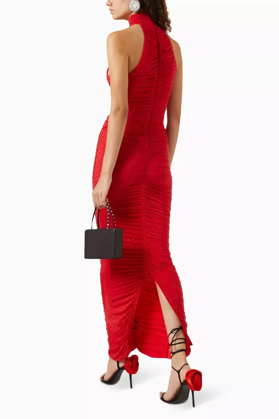 Alex Perry Gabe Dress Red Size 6 - Image 3