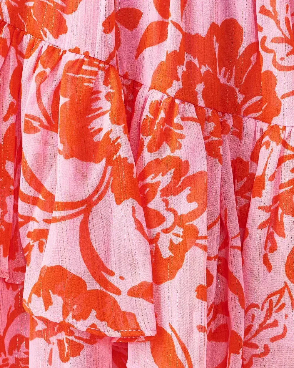Tussah Odessa Maxi Dress Pink/Red Floral Size 12 - Image 5