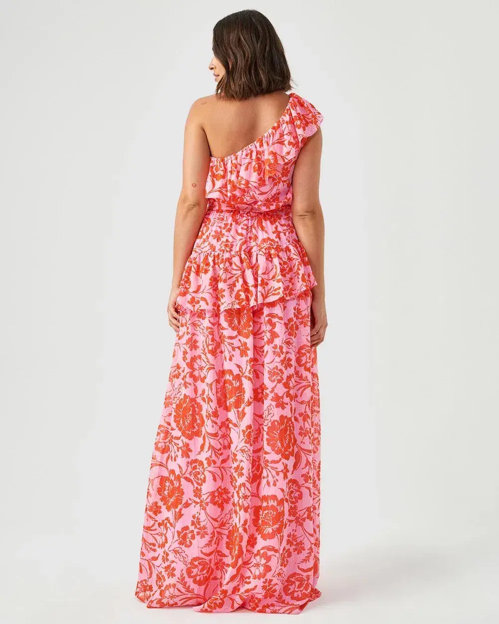 Tussah Odessa Maxi Dress Pink/Red Floral Size 12 - Image 3
