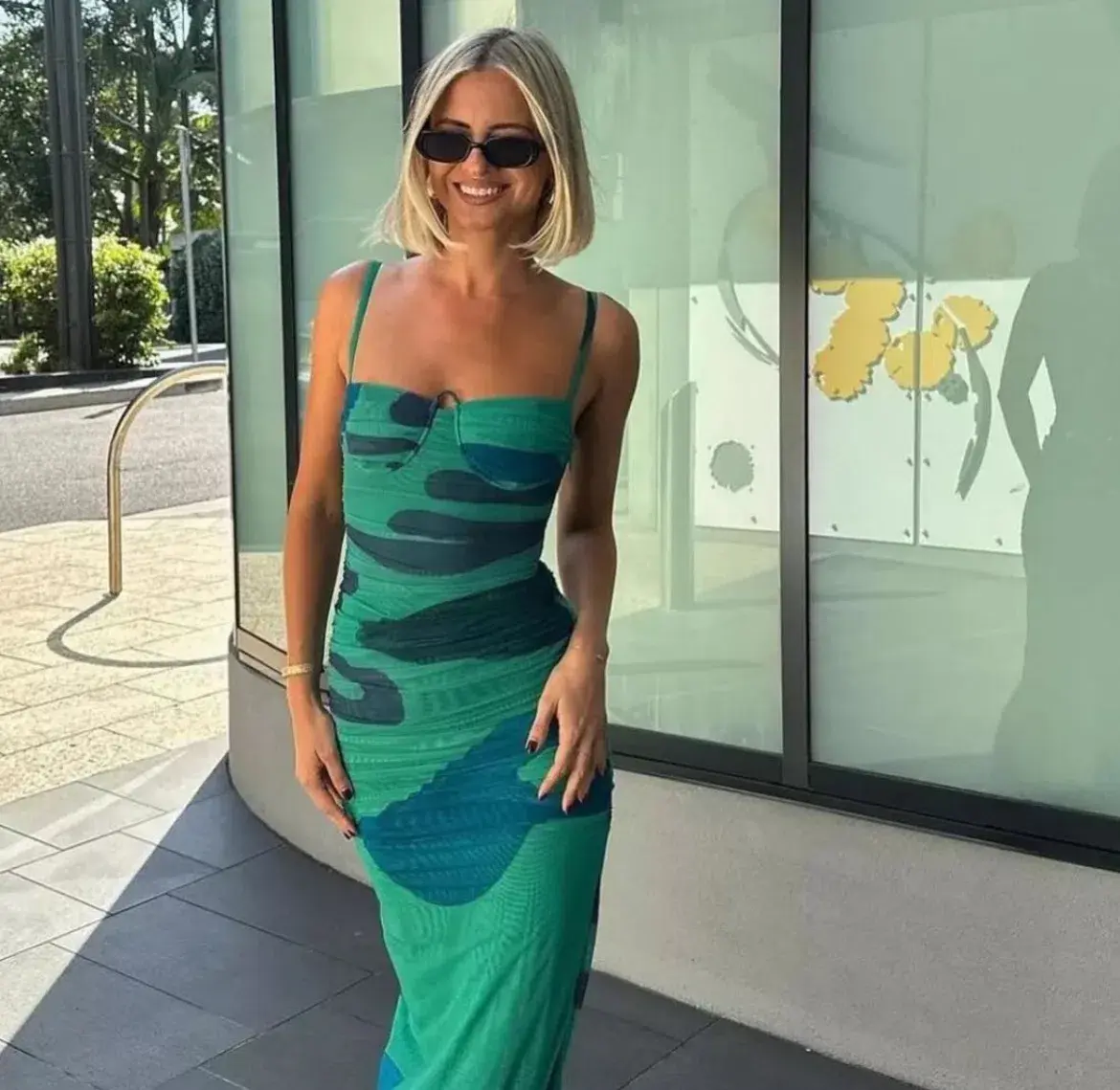 Sir the Label Frankie Gathered Midi Dress Size AU 10 - Image 3