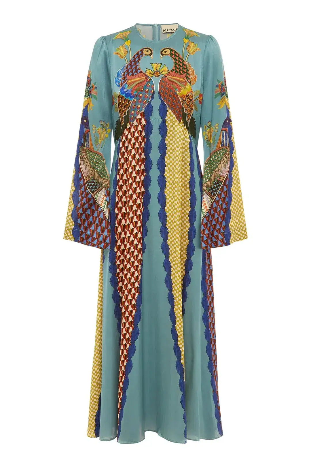 Alemais Gilly Flare Sleeve Dress Multi Size 14 - Image 3